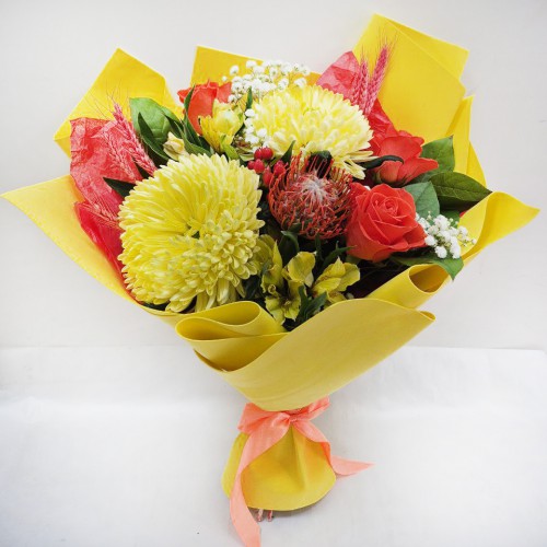 Букет " Мимоза радости "