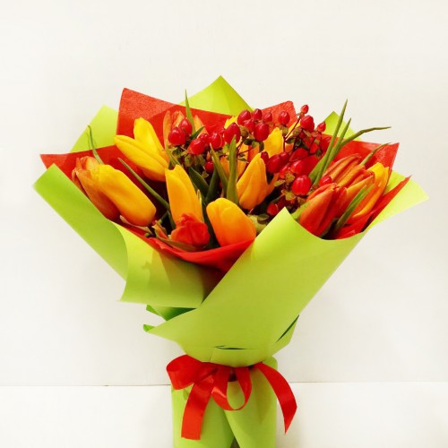 Букет "Весеннее солнце"